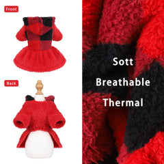 Shifenmei dog sweater glow-in-dark pattern improves nighttime visibility and charm.