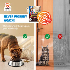 Shiny Hero furniture scratch-deterrent film protects upholstery and surfaces from claws.