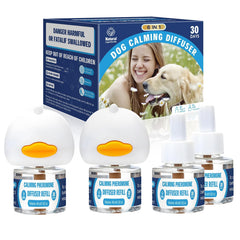 SHIUMORE dog calming diffuser kit front view showing tranquil setup for anxiety relief