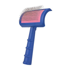 Show Tech Tuffer Than Tangles Slicker Brush angled pins aiding efficient dematting