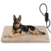 SHU UFANRO large pet heating pad top view demonstrates quick, even warmth for pets.