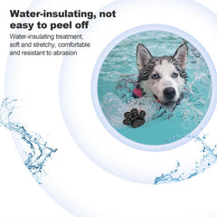 Shudyear protective pads on hot pavement reduce direct heat exposure and discomfort