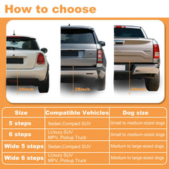 SHUNLONG dog ramp metal frame demonstrates durable support for large dogs.