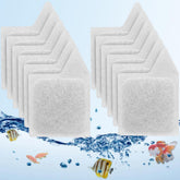 ShuRex 12-pack XS replacement filter package for small tanks, compact packaging
