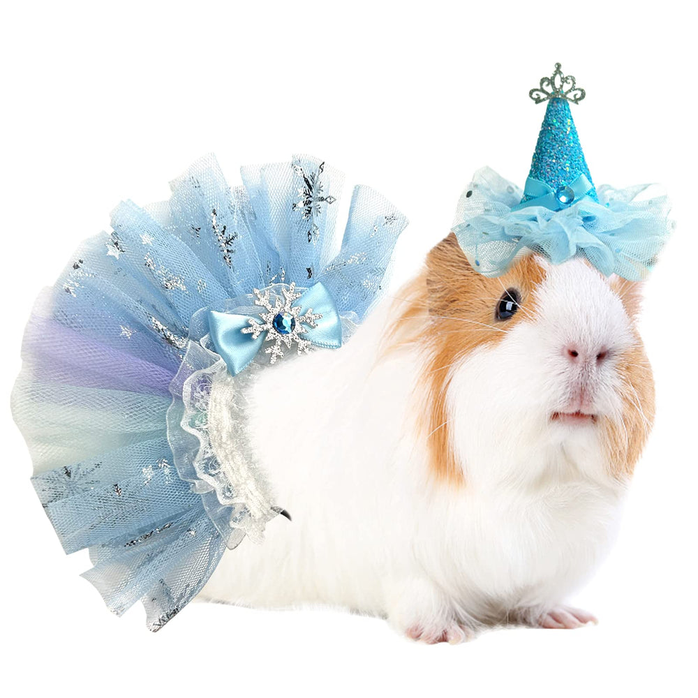 ShuRung princess hat closeup highlights handmade craftsmanship for small pets.