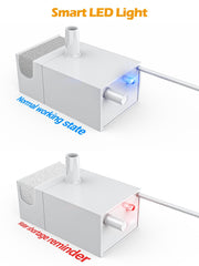 SIBAYS USB 5V pump with LED light enhances nighttime hydration visibility.