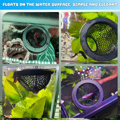 Sicutoz feeding ring built-in helps contain feed and reduce waste during mealtime.
