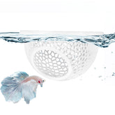 sicutoz Floating Betta Hide Shrimp Cave top view shows compact habitat for Bettas