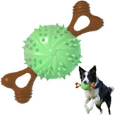 Sidaeren Indestructible Dog Chew Toy front-view bone for interactive play and dental care