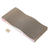 SIDAZON Cat Scratch Pad front view—large reversible corrugated surface for indoor cats.