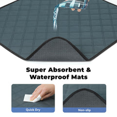 Siedihit dog playpen fold-out with carry case for travel.