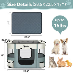 Siedihit dog playpen small size dimensions to pick the right fit.