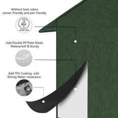 Siedihit insulated cushion interior provides cozy all-season comfort.