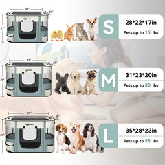 Siedihit playpen foldable carry-case demonstrates easy storage and transport for travel