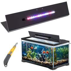 Sieral aquarium lid canopy top view highlighting clear observation and sleek look