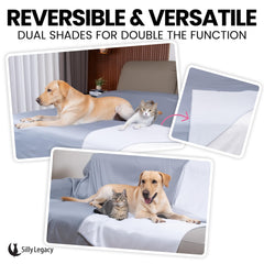 SILLY LEGACY reversible design with two sides shown for flexible use