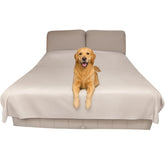 SILLY LEGACY thin reversible waterproof cover bed protects bedding from spills and fur.