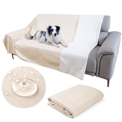 SILLY LEGACY reversible waterproof cover couch guards furniture from drool and dirt.