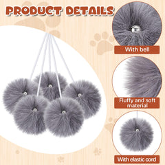 Simgoing cat ball with 20 cm elastic rope for flexible attachment