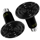Simple Deluxe ceramic heat emitter 2-pack ready for terrarium heating.