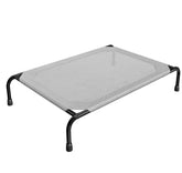Simple Trending raised dog bed front view with sturdy frame for large dogs.