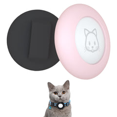SimpleThings AirTag cat collar holder front view—compact design aids pet tracking.