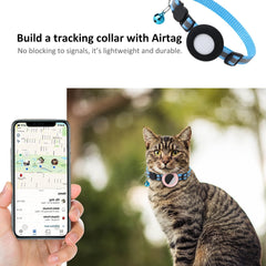 SimpleThings AirTag cat collar holder slide-on design—easy to attach on any strap.