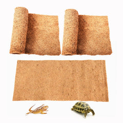 SISIPAI LIFE reptile carpet 36x18 natural coconut fiber as cozy terrarium base