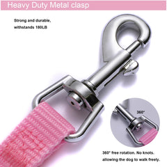 Siumouhoi nylon dog lead with zigzag stitching for reinforcement