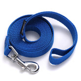 Siumouhoi puppy leash 6ft blue full view for balanced control and freedom.