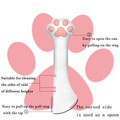 SJANE can lid in use demonstrates easy one-handed sealing after feeding.