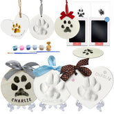 Skittypurr paw print kit open with soft clay ready for keepsake imprint.