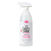 Skout's Honor Cat Severe Mess Stain Remover bottle front for tough cat stains.