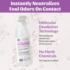 SKOUT'S HONOR feline pheromone neutralization graphic highlights calmer litter box behavior.