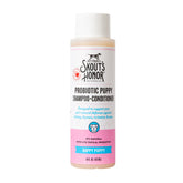 Skout's Honor probiotic dog shampoo bottle for gentle cleansing and hydration.