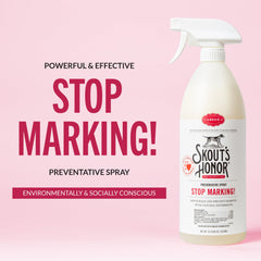 SKOUT'S HONOR Stop Marking lemongrass spray pour shows fresh scent for training