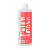 Skout's Honor Peanut Butter & Bacon Water Additive bottle ready to pour for fresher pet breath.