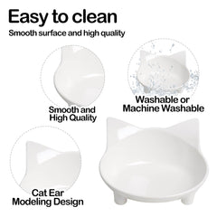 Skrtuan BPA-free melamine cat bowl for safe daily use