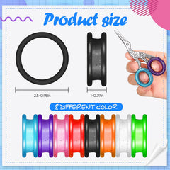 Skybooly dog grooming scissors rings installed for smoother control during trimming.