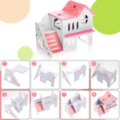 Skylety rainbow bridge connects levels for playful exploration and exercise.