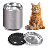 Skywin mini pet bowl grey pack 100pcs for mess-free feeding on the go