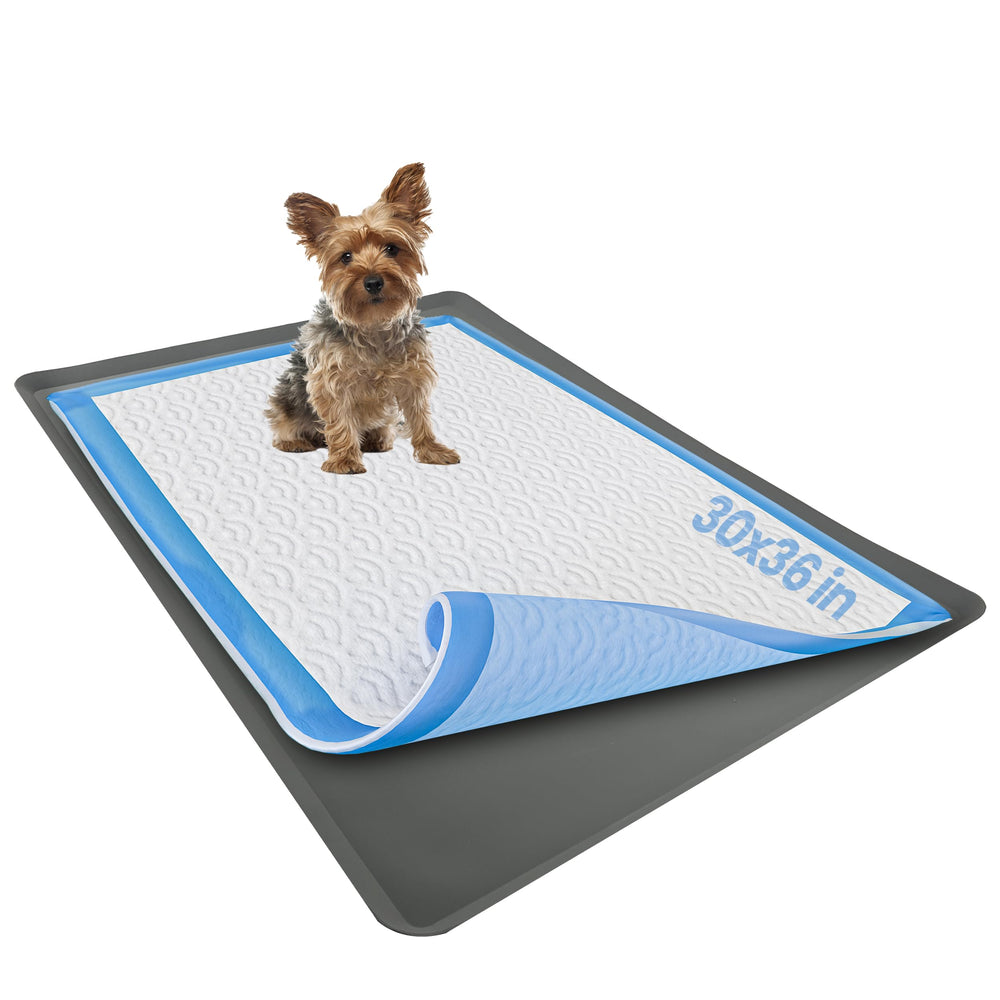 Skywin TidyFriend dog pad holder grey with stable grip for secure placement.