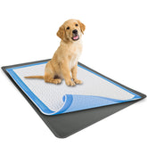 Skywin TidyFriend pad holder setup ready to use, fits 28x34 pads for clean indoor spaces.
