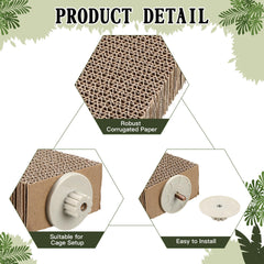 Skyygemm cage-setup-perch-fit-standard-cage communicates versatile placement and compatibility.