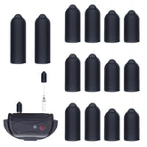 Sliverdew dog collar rubber tip 13mm close-up with soft coating for skin-friendly contact.