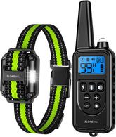 SLOPEHILL dog-training-collar-green remote for clear training in outdoor sessions.