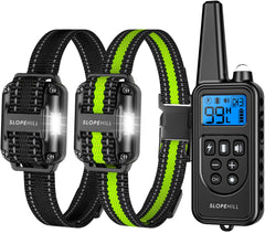 SLOPEHILL training collar remote front view for precise command training outdoors.
