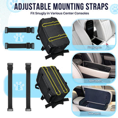 SlowTon Console Dog Seat soft cushion detail for comfy trips.