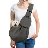 SlowTon Dog Carrier Sling with padded strap for comfortable hands-free daily walks