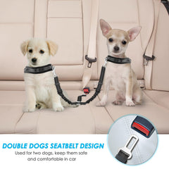 SlowTon inverted-Y design keeps two dogs separated and untangled for smoother trips.